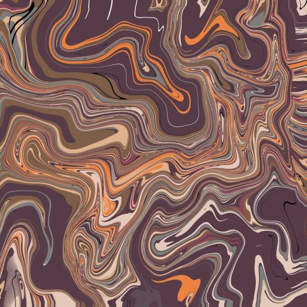 istock Abstract Background Brown colors Suminagashi Marble Texture Hand Ink Paint 1181409751