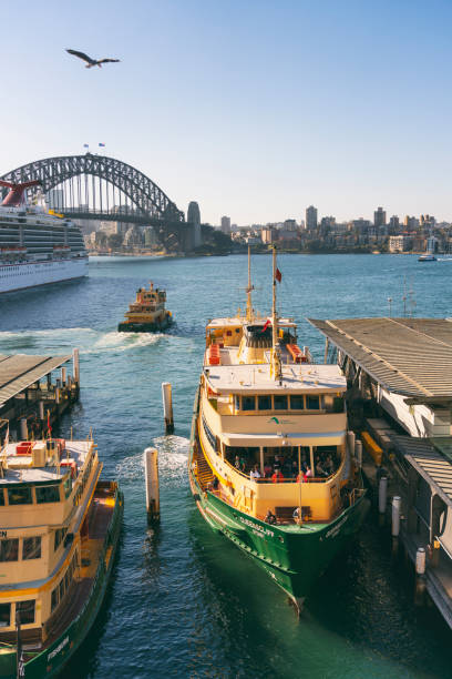 Harbour Bridge View from Circular Quay Station, Sydney, Australia