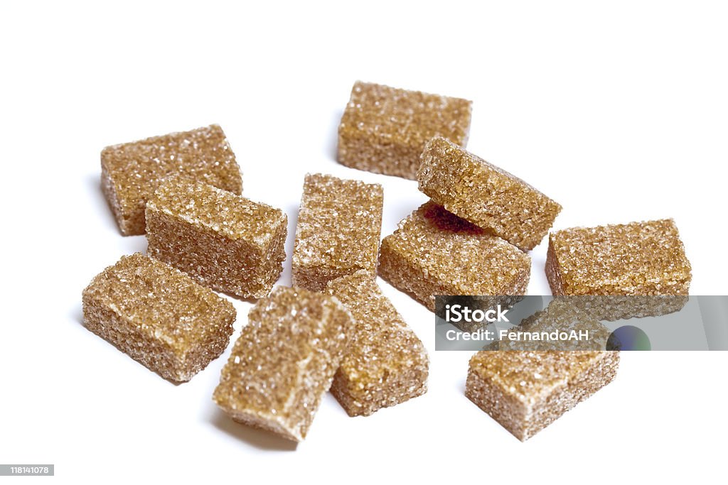 cubes de sucre brun - Photo de Cube libre de droits