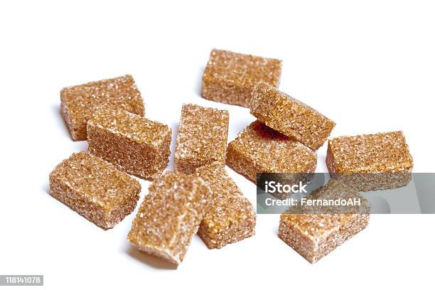 Cubos De Açúcar Castanho - Fotografias de stock e mais imagens de Açúcar - Açúcar, Açúcar Mascavado, Açúcar Turbinado