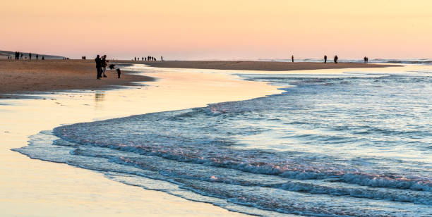 sunset or sunrise at the beach