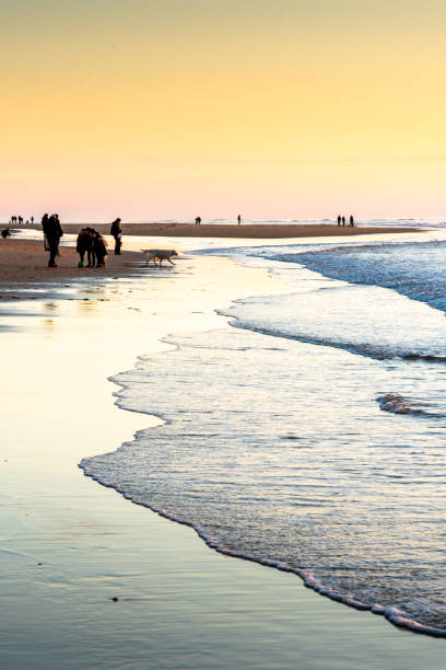 sunset or sunrise at the beach