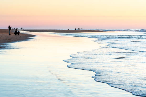 istock sunset or sunrise at the beach 1181413081