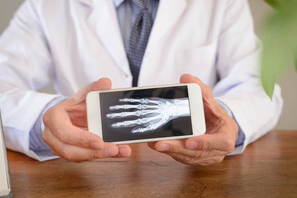 istock Medical Consultation with Technology 1181414221
