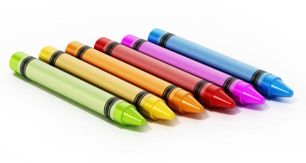 istock Color crayons isolated on white 1181414415