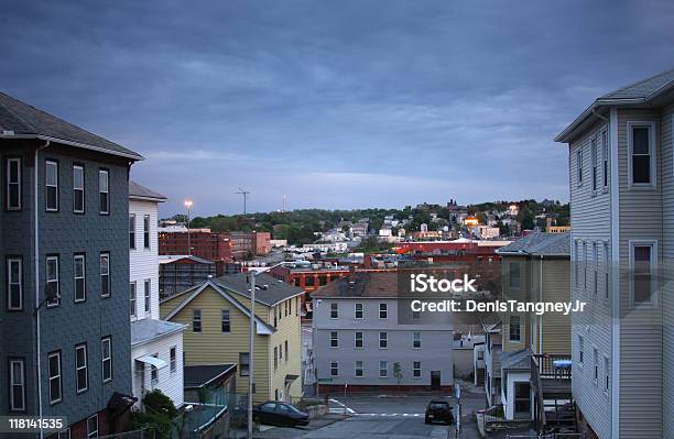 Miejski Nieghborhood - zdjęcia stockowe i więcej obrazów Stan Massachusetts - Stan Massachusetts, Architektura, Bez ludzi