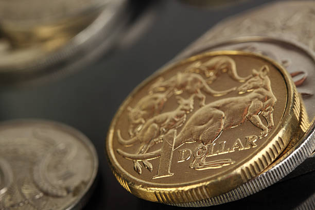Valuta australiana. - foto stock