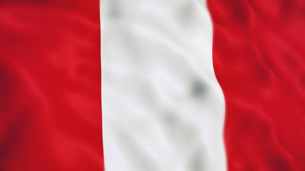 istock Peru Flag Depth Of Field 1181423651