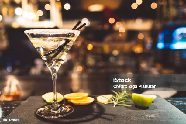 Stylish Martini Stock Photo - Download Image Now - Cocktail, Bar - Drink Establishment, Martini