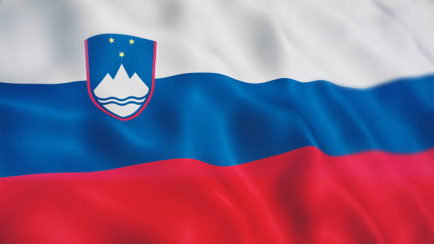 Slovenia Flag Depth Of Field