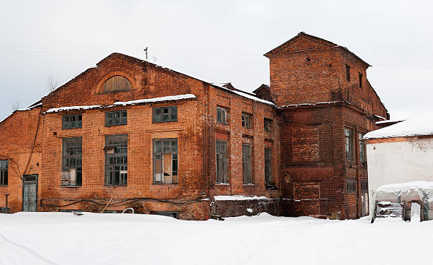istock Old factory buildings. 118142566