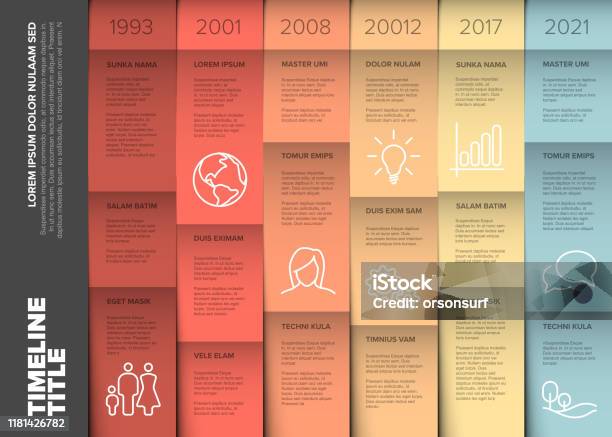 Opentable Timeline Vector Multipurpose Infographic Timeline Table Template Stock ...
