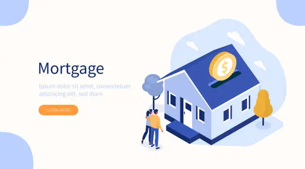 Vector illustration of mortgage