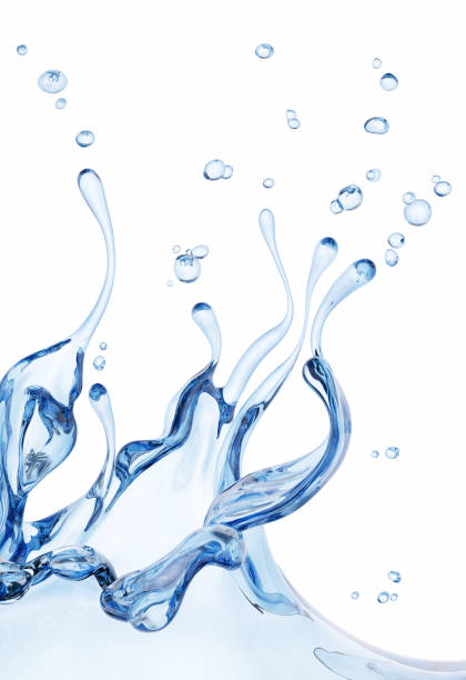 istock Splash of water abstract background 3d rendering 1181436049