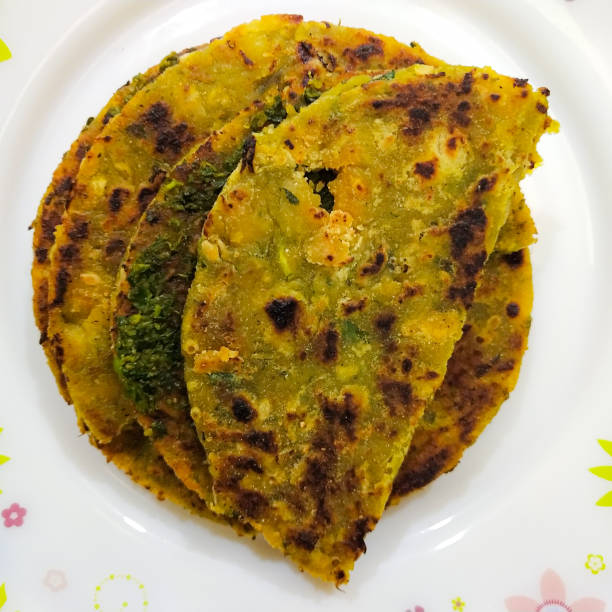 istock Healthy indian stuffed parotha 1181444048