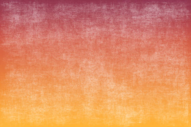 Photo of Autumn Grunge Gradient Ombre Orange Red Yellow Background Abstract Concrete Linen Paper Texture