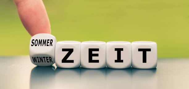 istock Hand turns a dice and changes the German word 