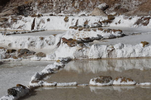 istock Salt banks in Maras, Peru 1181449487