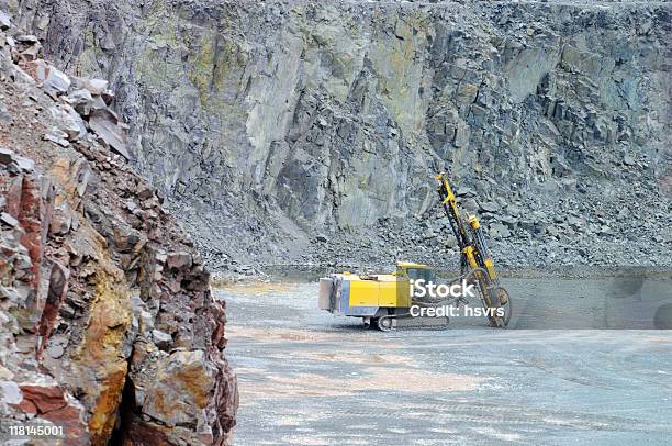 Drill In Quarry Stockfoto und mehr Bilder von Baufahrzeug - Baufahrzeug, Bergbau, Bierkrug