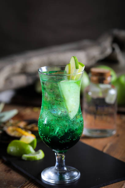 istock Refreshing mint cocktail mojito with rum and lime 1181455117