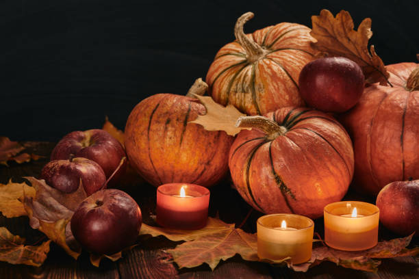 istock Thanksgiving background. Autumn harvest 1181457448