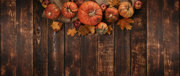 istock Thanksgiving background. Autumn harvest 1181458275