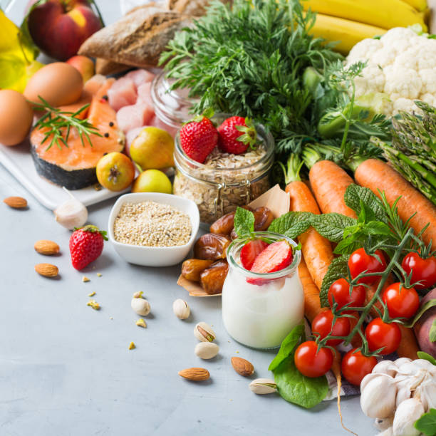 istock DASH flexitarian mediterranean diet to stop hypertension, low blood pressure 1181461892