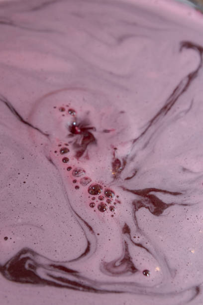 istock Sweet syrup is brewed from a black berry and a cherry leaf 1181461925