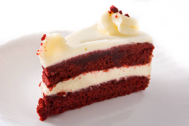 istock Red velvet cake slice 1181464519