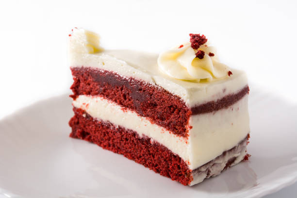 istock Red velvet cake slice 1181464553