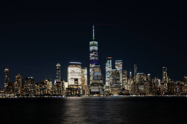 istock Lower Manhattan Skyline at Night, NYC, USA 1181470667