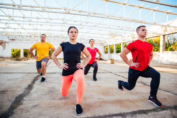 istock Fitness group outdoor 1181471759