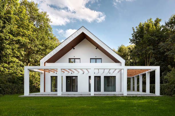 istock Amazing house architecture design, exterior 1181472027