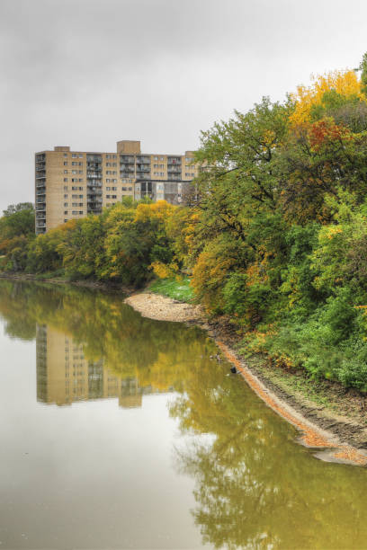 istock Vertical of Assiniboine River in Winnipeg, Canada 1181472151