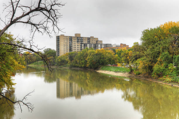 istock Assiniboine River view in Winnipeg, Canada 1181472671