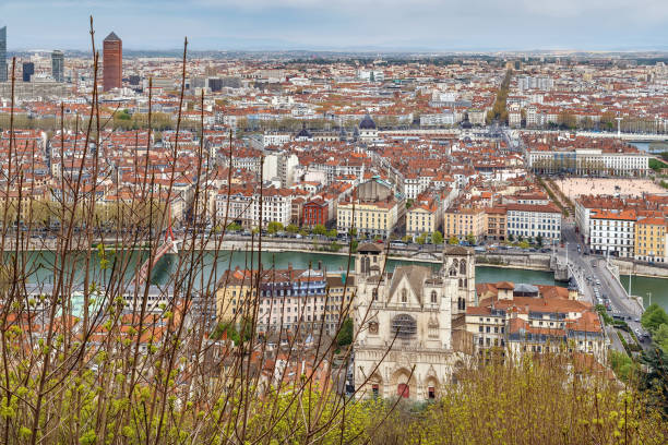 istock View of Lyon, Frane 1181478014