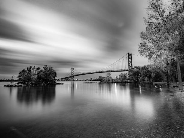 istock Ambassador Bridge - Windsor/Detroit 1181480047