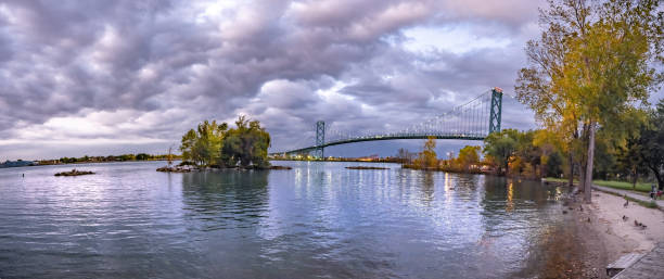 istock Ambassador Bridge - Windsor/Detroit 1181480253