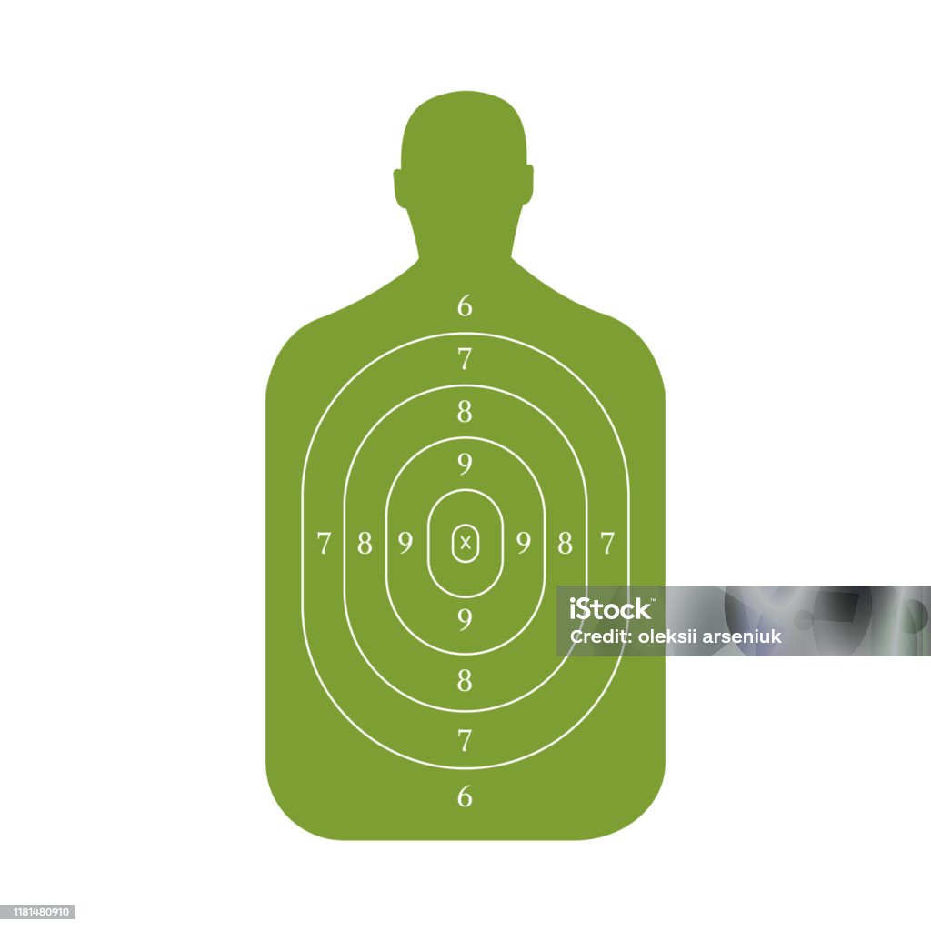 Real Target Shooting Target Man