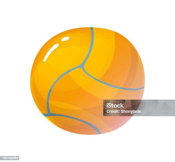 Ilustración de Bola Amarilla Para Deportes De Waterpolo Ilustración  Vectorial Aislada En Blanco Estilo De Dibujos Animados Planos y más  Vectores Libres de Derechos de Actividad - iStock