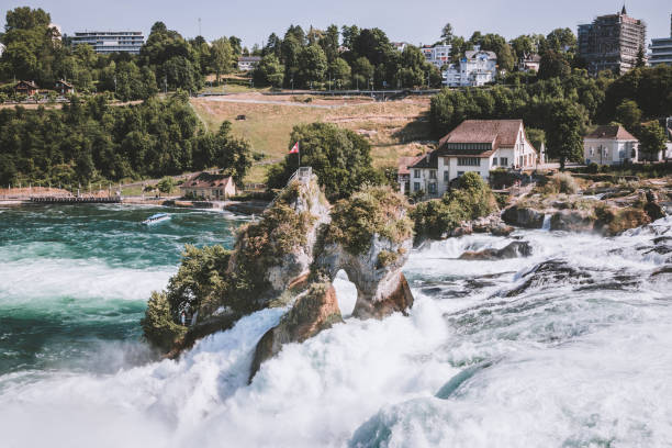 istock Rhine Falls is the largest waterfall in Schaffhausen 1181495227