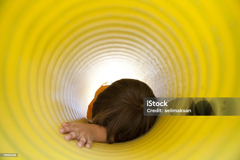 Baby Lying In Tube  Artificial Insemination Stock Photo