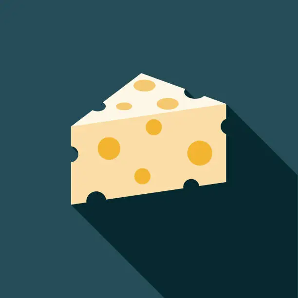 Vector illustration of Swiss Cheese Icon