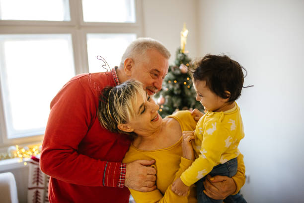 istock First Christmas with our granddaughter 1181504195