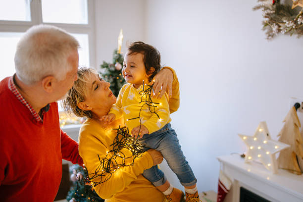 First Christmas with our granddaughter
