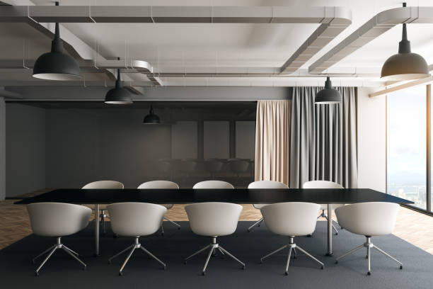 istock Bright meeting room 1181509517