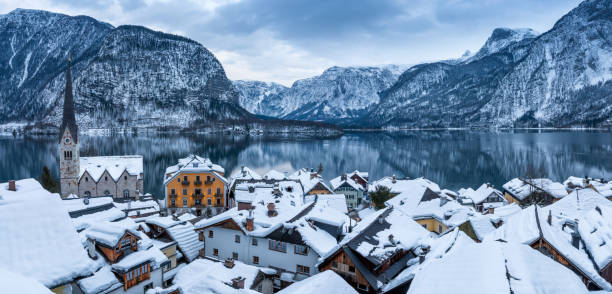 istock Hallstatt Village Panorama 1181522301