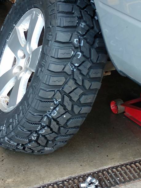istock changing new mud tires on a pick up truck 1181524021