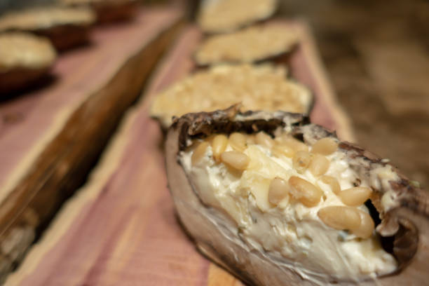 istock grilling portobello mushrooms on cedar plank 1181524034