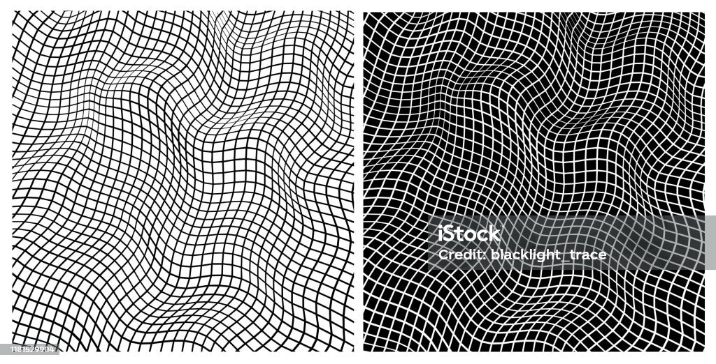 Shape Distorted Vector Abstract Geometric Distorted Shape Stock Illustration - Download Image ...